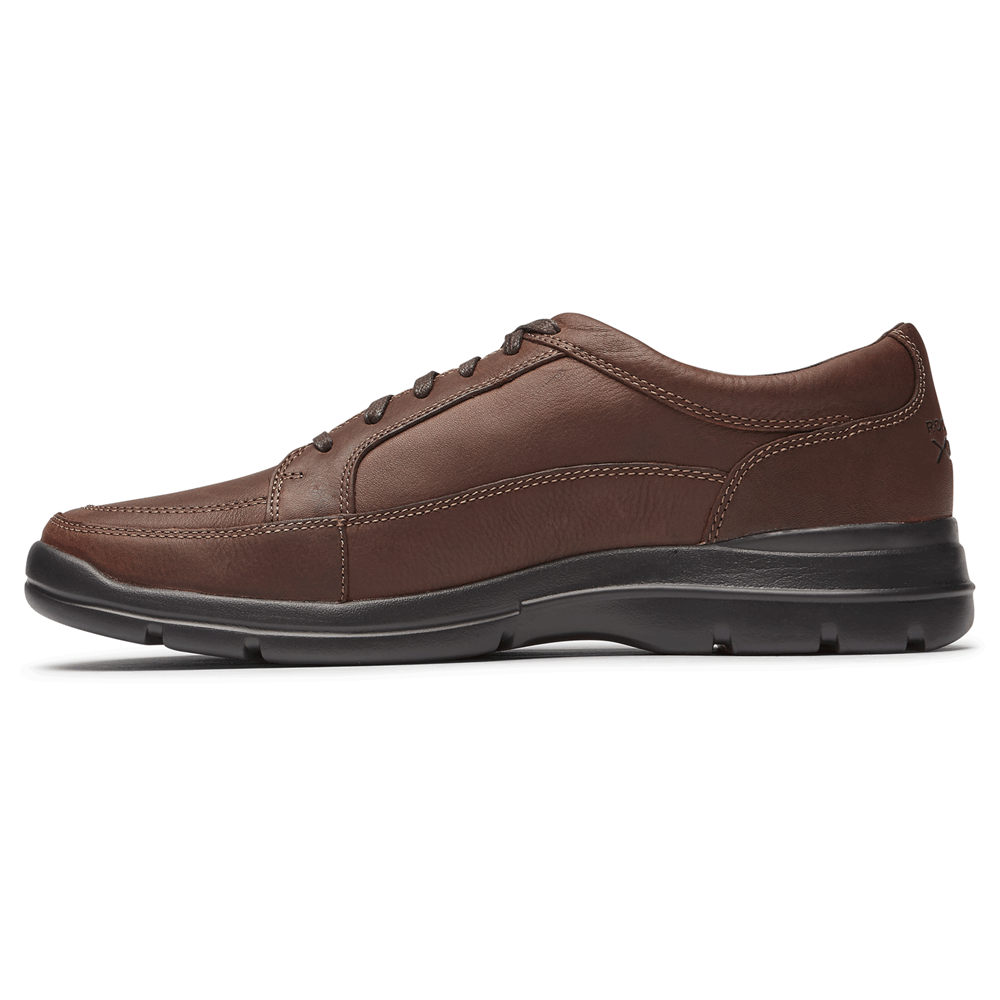 Tenis Rockport Homem Marrom - Junction Point Lace To Toe - 18452JVZI